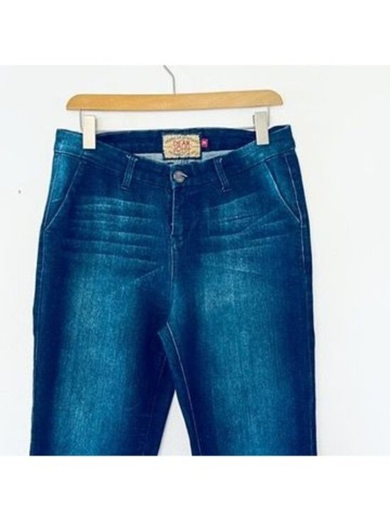 Dear John Denim - Dear John Jeans Womens 29R Flared Stretch Fit Boot Cut Classic Y2K Dark Wash